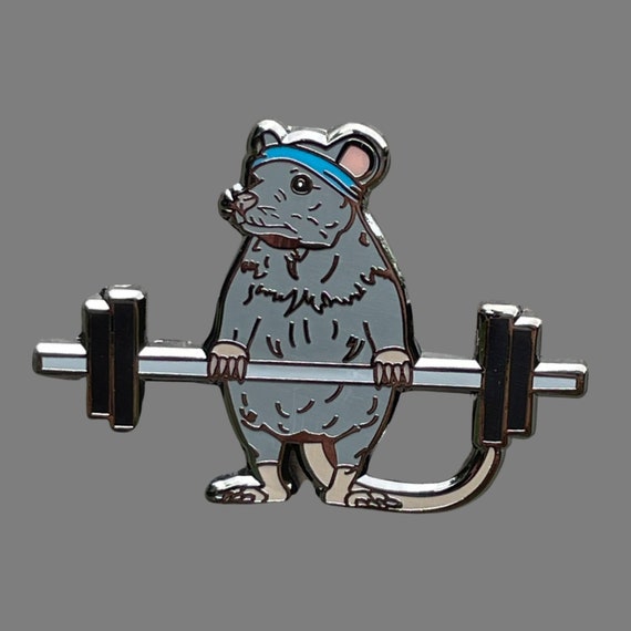 Gym Rat, Gym Items, Barbell Gym Design,Weight Training Gifts Zip Hoodie