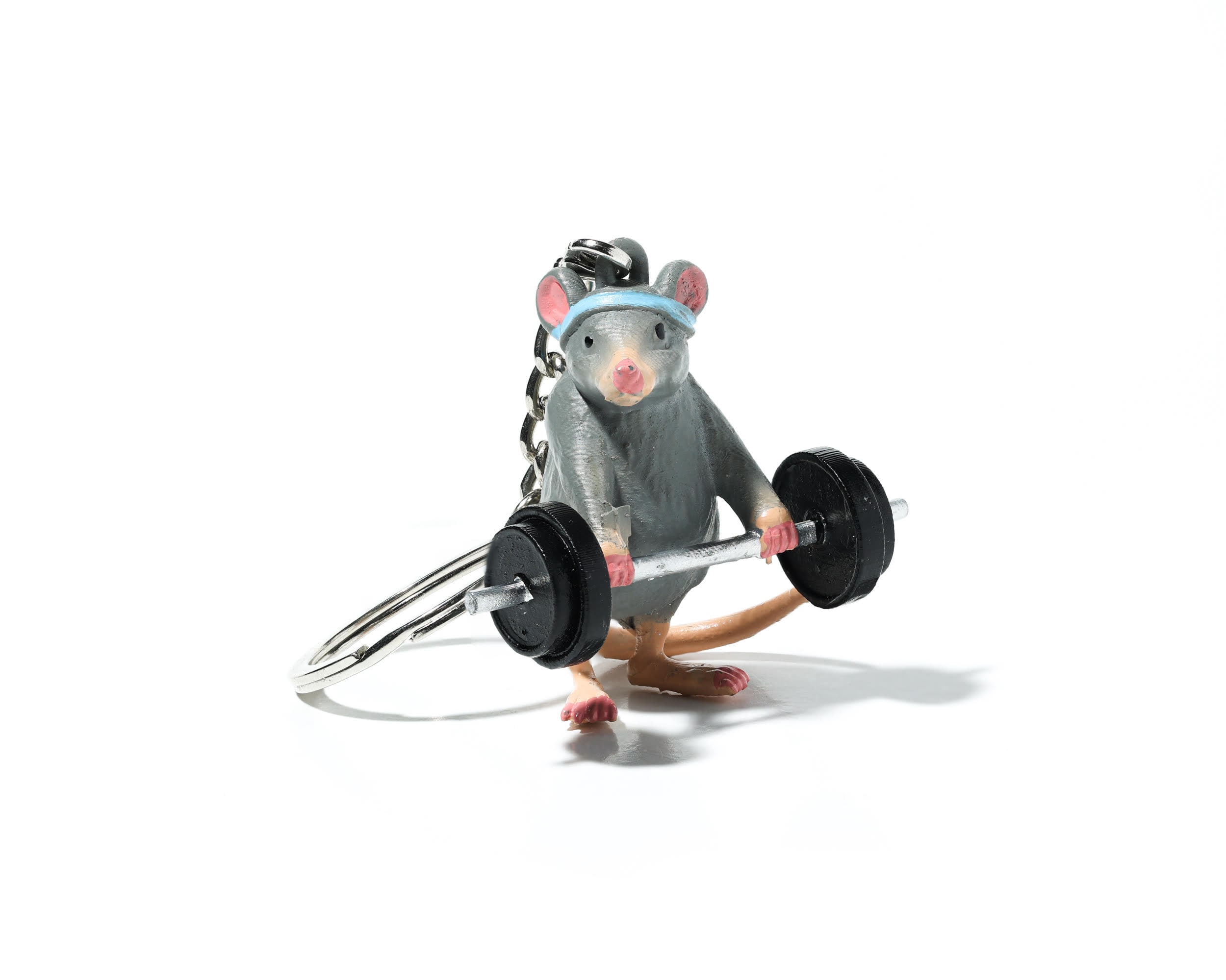 Gym Rat Keychain Gym Keychain Fitness Keychain 