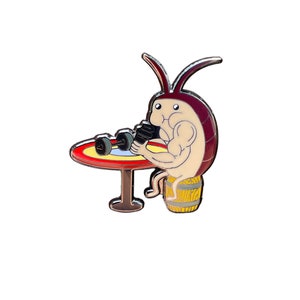 Cockroach Gym Pin, Workout Pin, Weightlifting pin, Fitness pin, gym rat pin, Gym Bag Accessories, Workout Bag Accessories