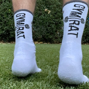 Unisex Gym Rat Socks: Fitness Gift for Bodybuilders image 5