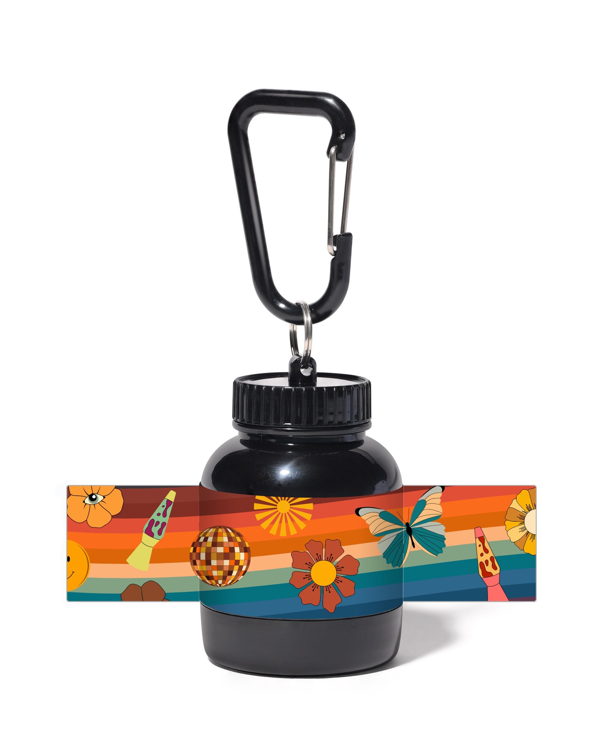 Retro Mini Protein Powder Container Protein Powder Travel Etsy