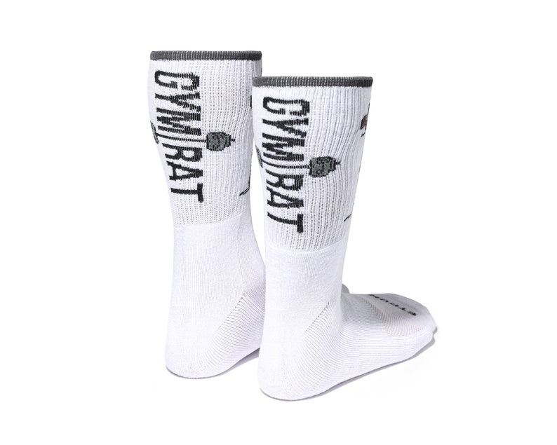 Unisex Gym Rat Socks: Fitness Gift for Bodybuilders image 1