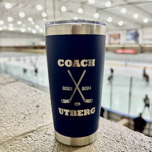 Hockey Coach Engraved Tumbler