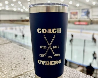 Hockey Coach Engraved Tumbler