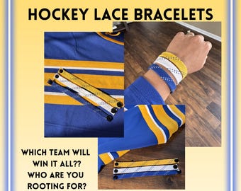 NHL Playoff Hockey Bracelets!  Great Gift for any hockey lover!  The Stanley Cup Playoffs are on Fire!!