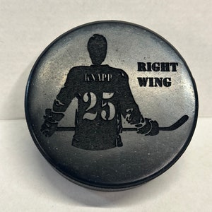Player Hockey Puck (Engraved)