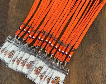 Hockey Lace Lanyard - Great for hockey teams, tournament gift - swag for players, coaches and parents.  Great goodie bag item!!