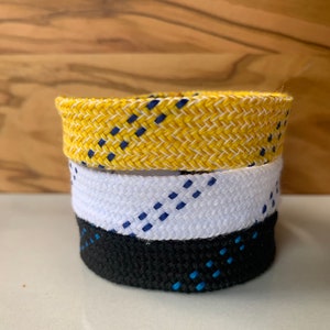 The Team Triple Stack Hockey Skate Lace Bracelet