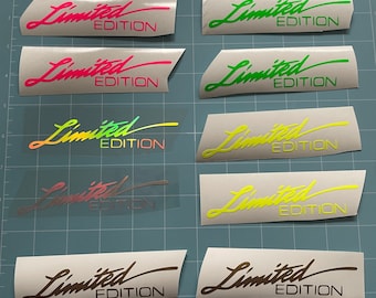 Limited Edition (2 pack) - Sticker - Bicycle / Car / MX / MTB / DH