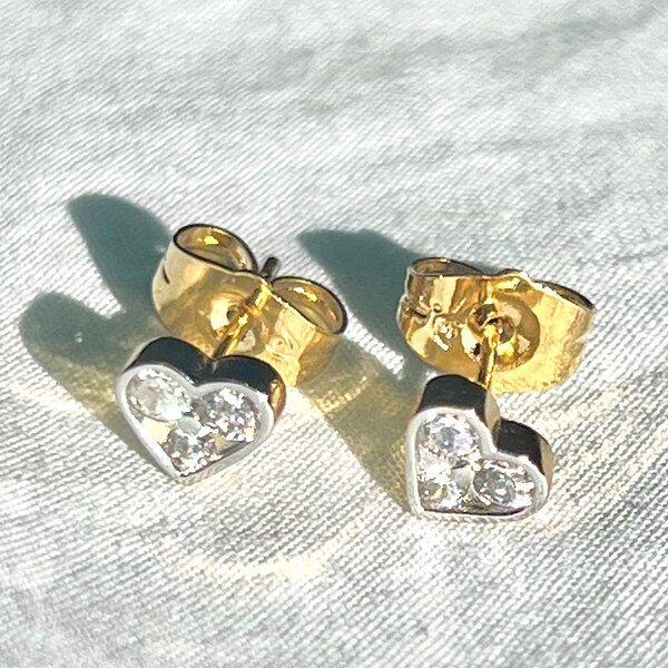 Three heart earrings Clearance