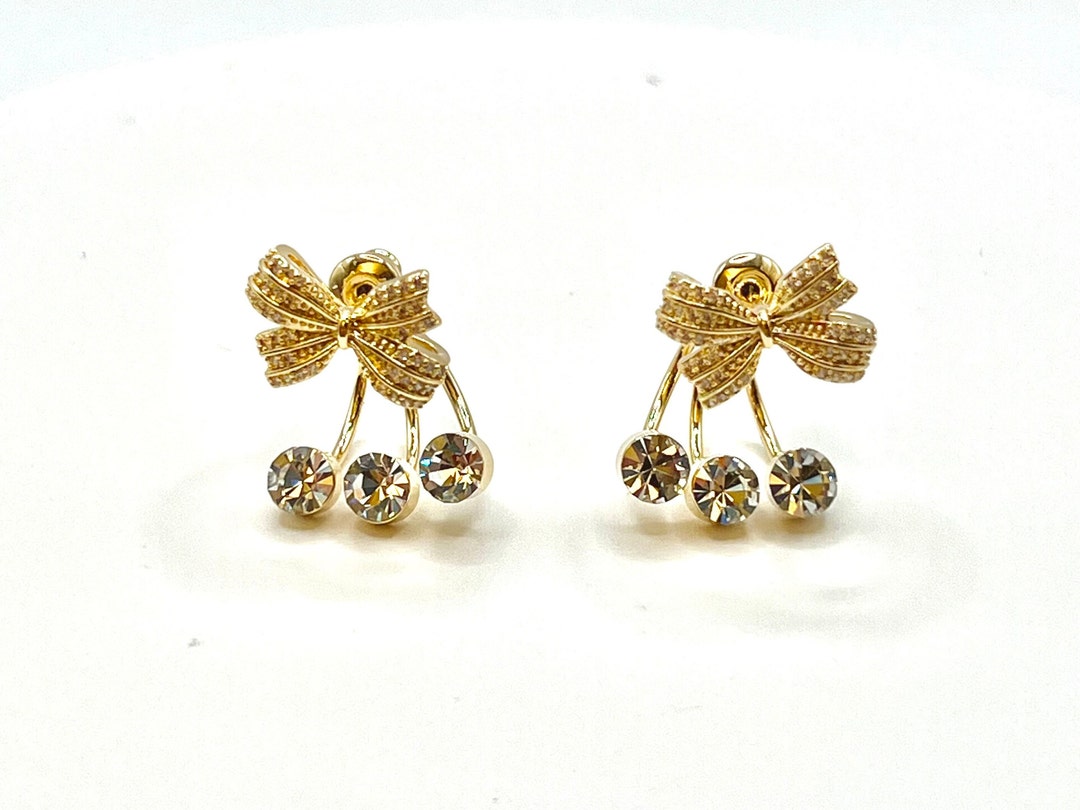 Bow Diamond Earrings