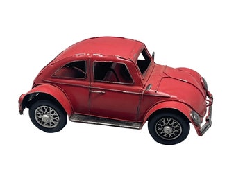 Vintage Metal Volkswagen Beetie Red Collectable Car Missing - Etsy
