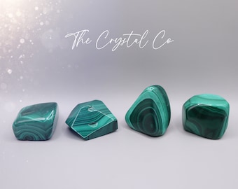 AAA Grade Malachite Tumble: Small/Medium Pocket Crystal