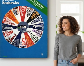 1976 Seattle Cover Art Canvas