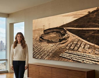 Canvas Art: San Francisco Candlestick Park