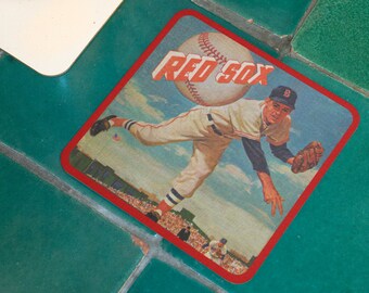1955 Boston Red Sox Art Drink Coasters