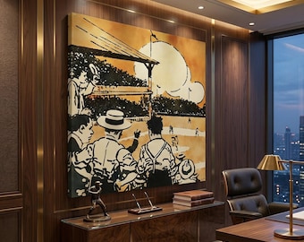 1912 Baseball Stadium Canvas Art