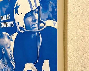 1963 Vintage Dallas Football Art: Sports Decor