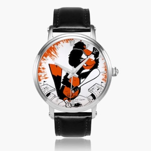 Reloj Bird Batter de 1964 / Artista Hal Decker / Marca Row One / Reloj automático de 46 mm / Relojes deportivos históricos, relojes de béisbol antiguos