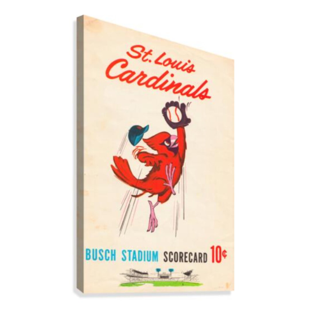 1963 Vintage St. Louis Cardinals Canvas Art | Historic Sports Art ...
