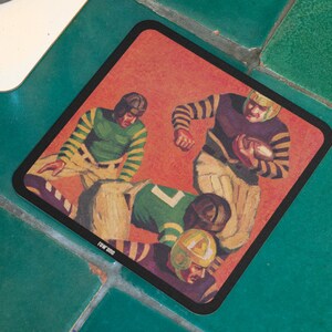 1934 Football Action Coasters (4) | Row One Brand
