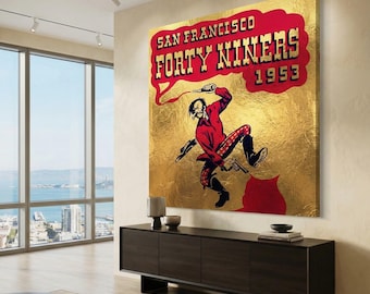 1953 San Francisco Canvas: Football Gift