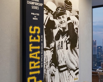 1979 Pittsburgh Baseball Canvas