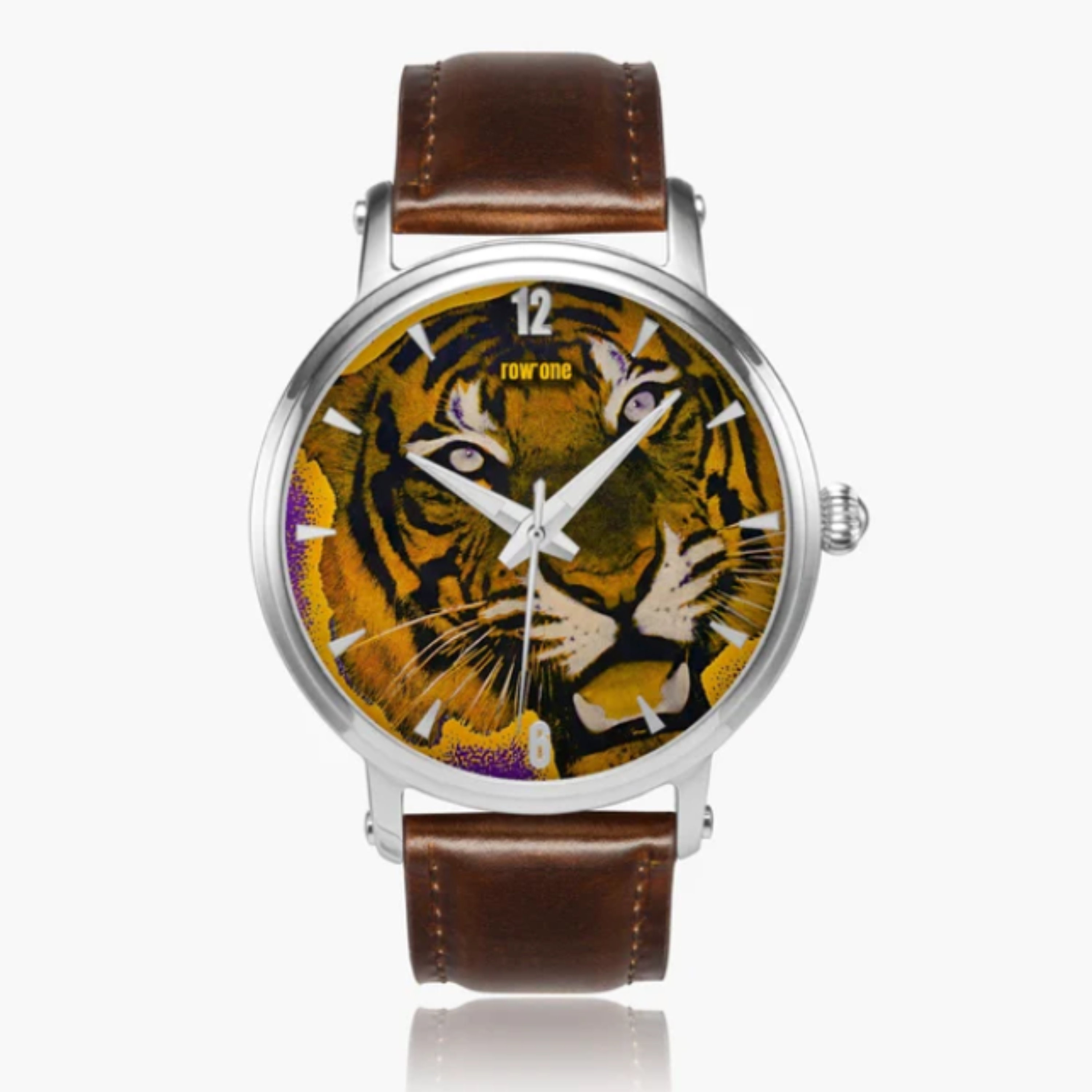 1940 Bayou Bad Boy  | Vintage College Art Watch | Row One Brand | 46mm Automatic Watch | Tiger Art Watches, Historic College Watch