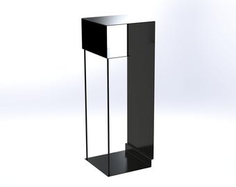 Support à bois de chauffage en acier : rangement intérieur/extérieur pour cheminée