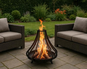 Fire Pit DXF Files, CNC Laser Cut Pattern, Garden Fire Bowl (Digital Download)