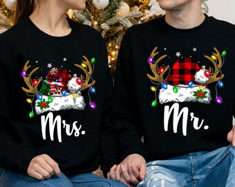 Sudaderas de navidad para parejas hot sale
