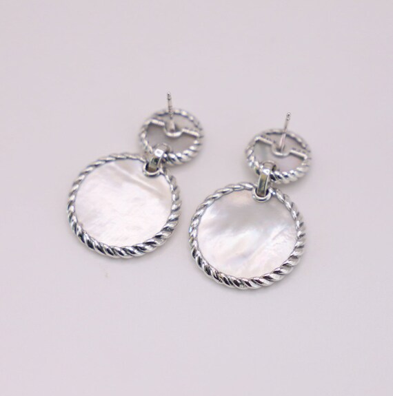 David Yurman Sterling Silver Elements Double Drop… - image 7