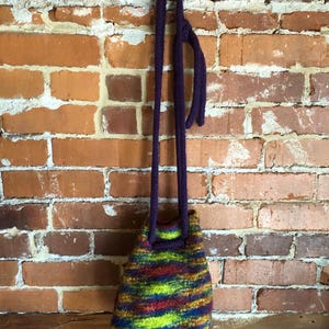 Hand Felted Purse (Multi Colored)