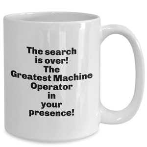 Machine Operator Search is Over