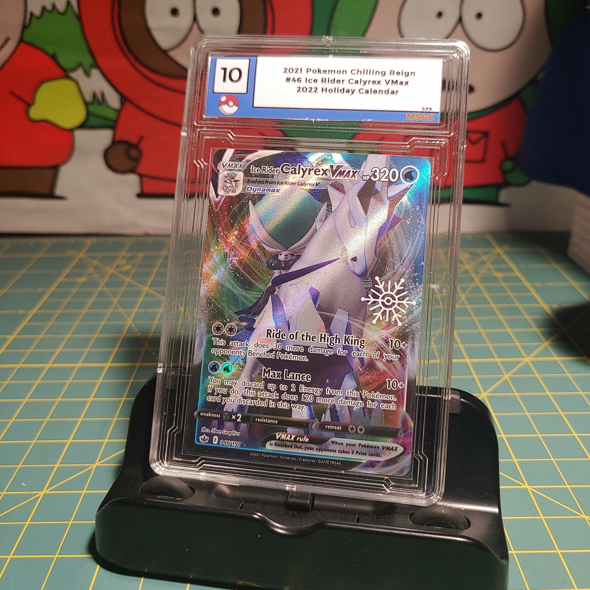 MSGC 10 Pokemon Holiday Calendar Ice Rider Calyrex Vmax - Etsy