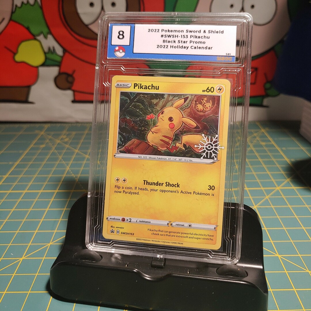 MSGC 8 Pokemon Holiday Calendar SWSH153 Pikachu Etsy