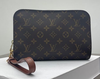 Louis Vuitton by The French Company-Monogram Clutch Bag-Vintage-Early  1980's
