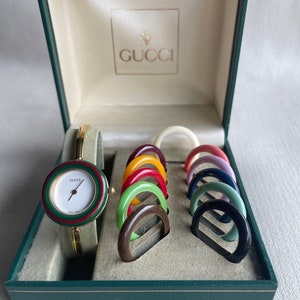 Gucci watch bangle discount