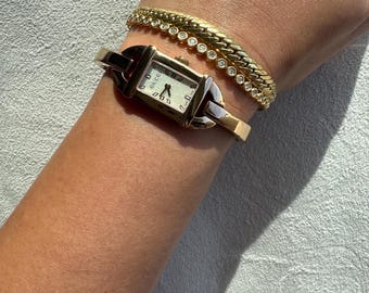 Vintage GUCCI 2700L Cable Bangle Watch - Etsy