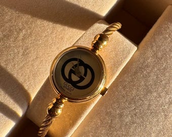 Vintage GUCCI 2700L Cable Bangle Watch - Etsy