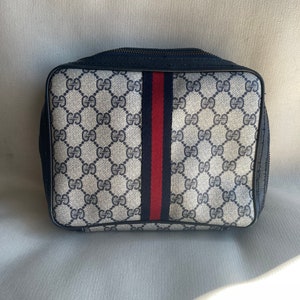 Gucci 'fake/not' Print Cosmetic Case in Natural for Men