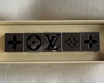 Authentic LV Metal Magnetic Cube Game (decorative Accents) - Etsy