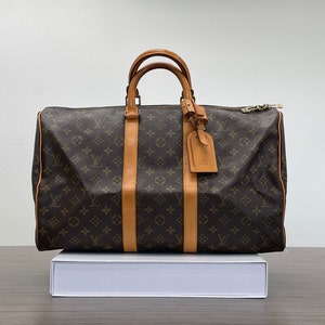 Louis Vuitton Keepall 45 Bandouliere Canvas- Vintage Travel Bag with  organizer