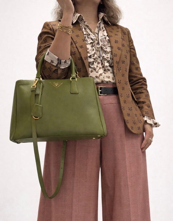 Authentic PRADA Galleria Large Saffiano Leather Bag