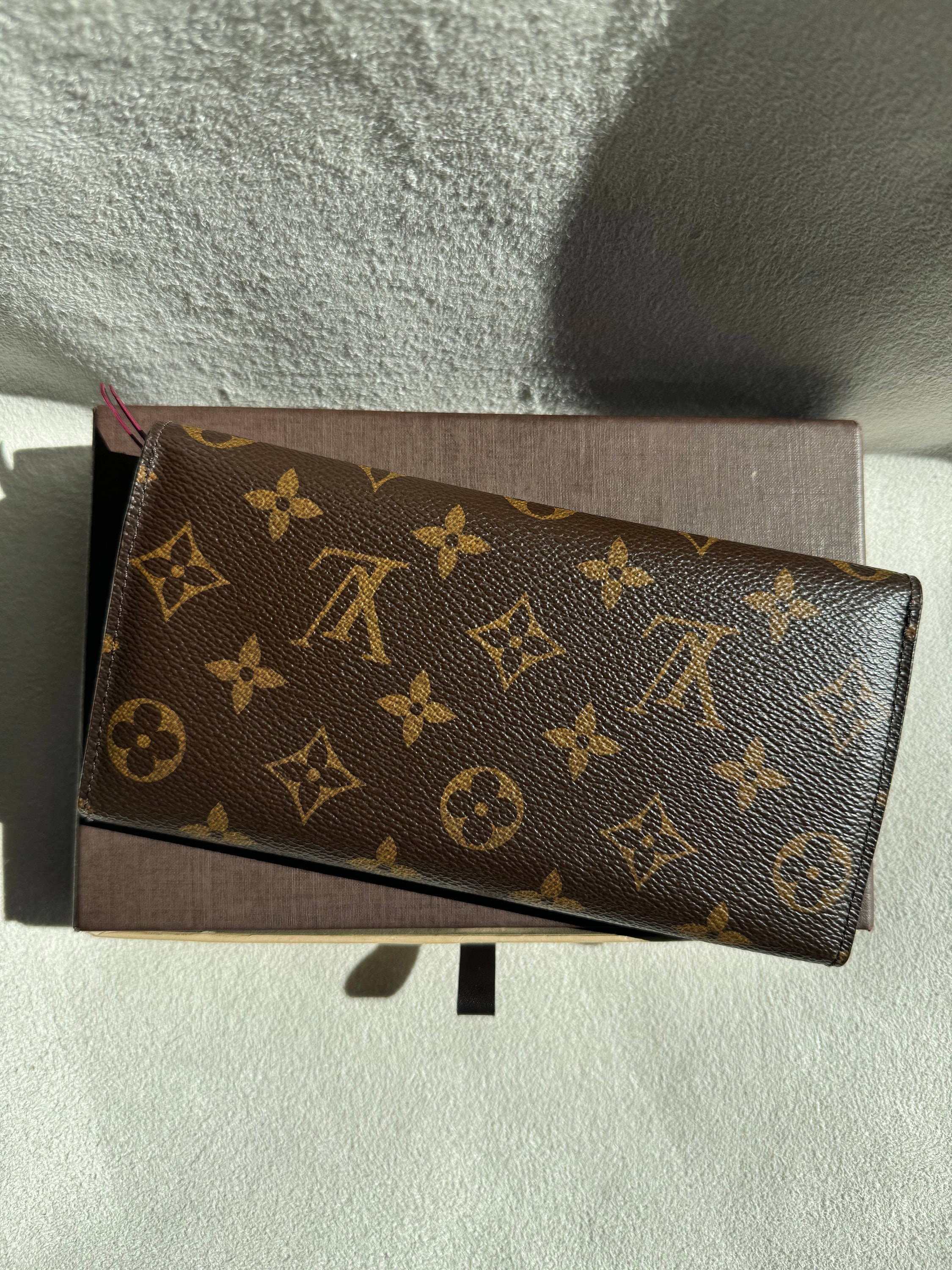 Authentic LV Monogram Long Wallet - Etsy
