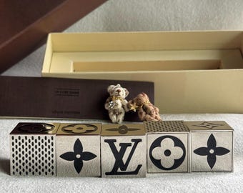 Authentic LV Metal Magnetic Cube Game (decorative Accents) - Etsy