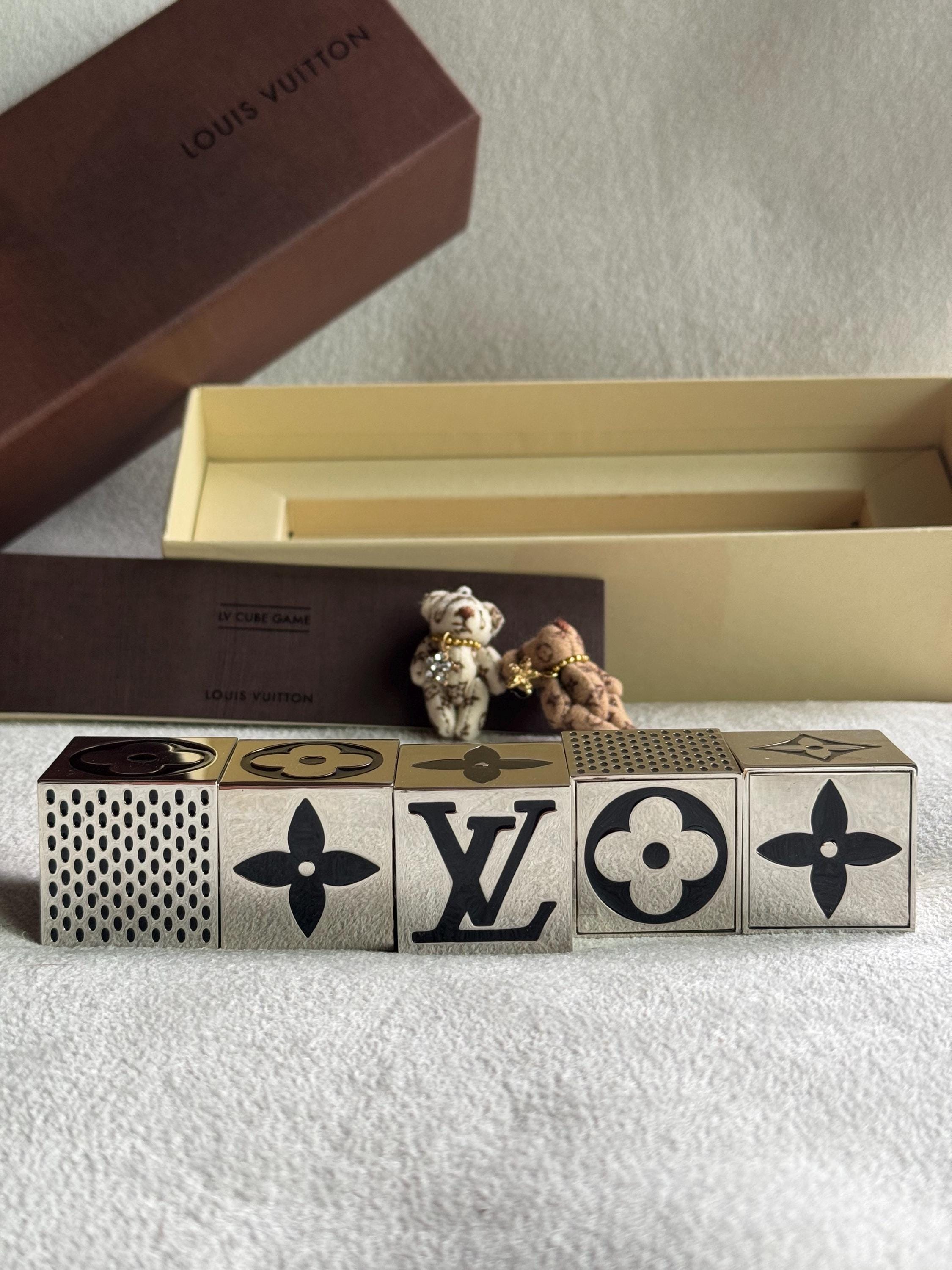 Authentic LV Metal Magnetic Cube Game (decorative Accents) - Etsy