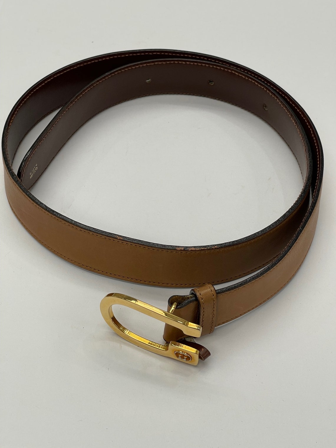 Vintage 80s Gucci Suede Belt Size XL