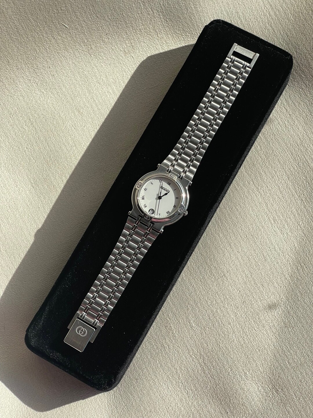 Vintage GUCCI Men's/unisex Stainless Steel Watch - Etsy