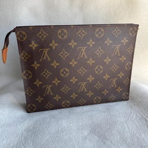 LOUIS VUITTON 90’s vintage pouch Vintage Genuine Louis Vuitton Cosmetic Pouch - Etsy